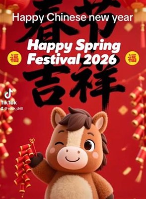 今年二月慶祝 2026 年馬年！
